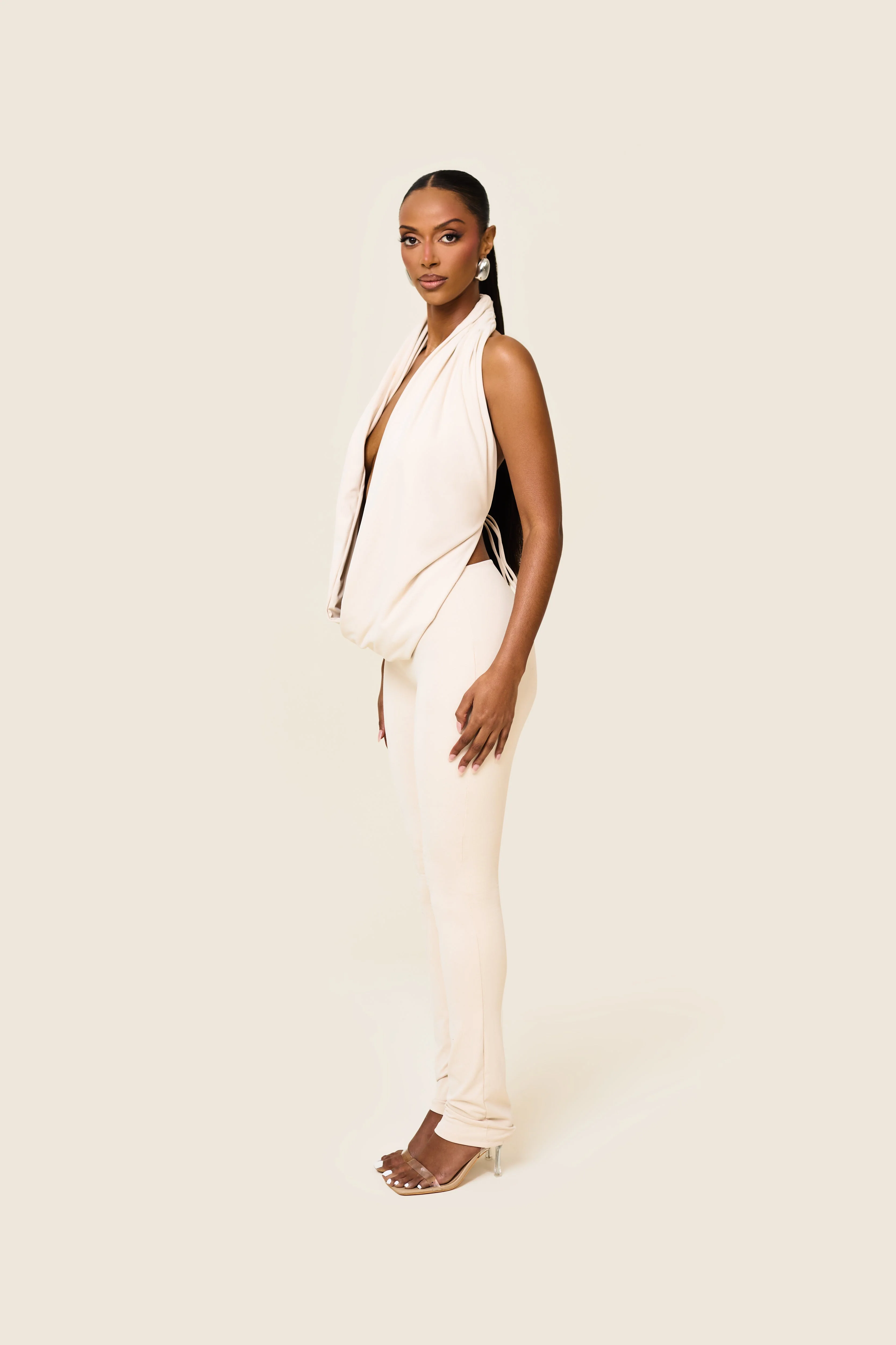 Leia Trousers in Stone - Image 8