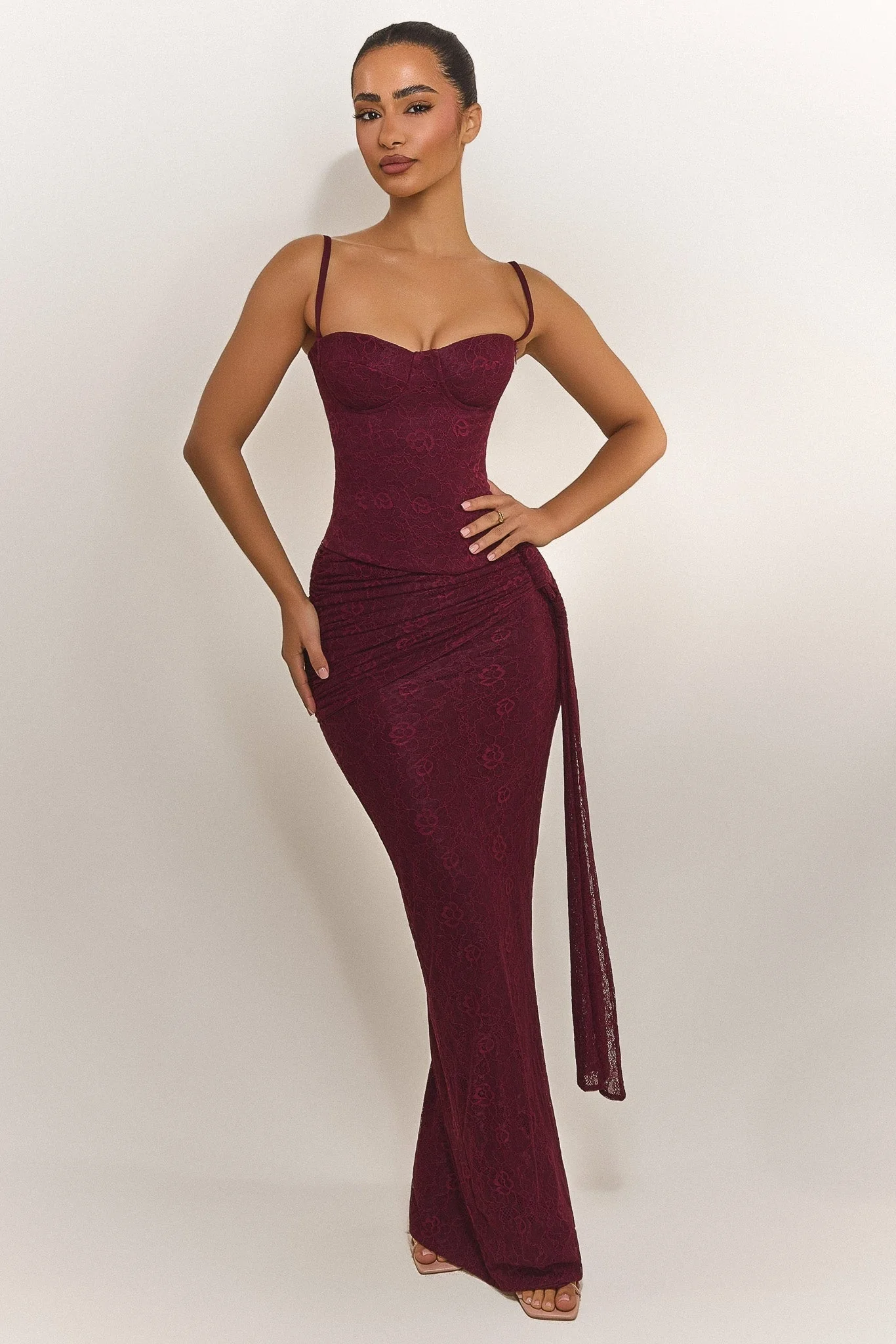 The Lexi Corset in Plum - Image 2