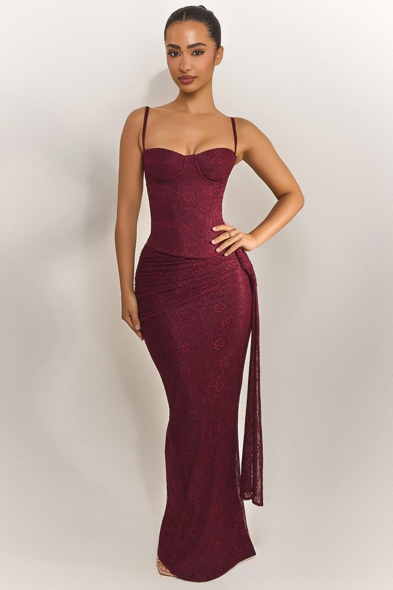The Lexi Corset in Plum - Image 5