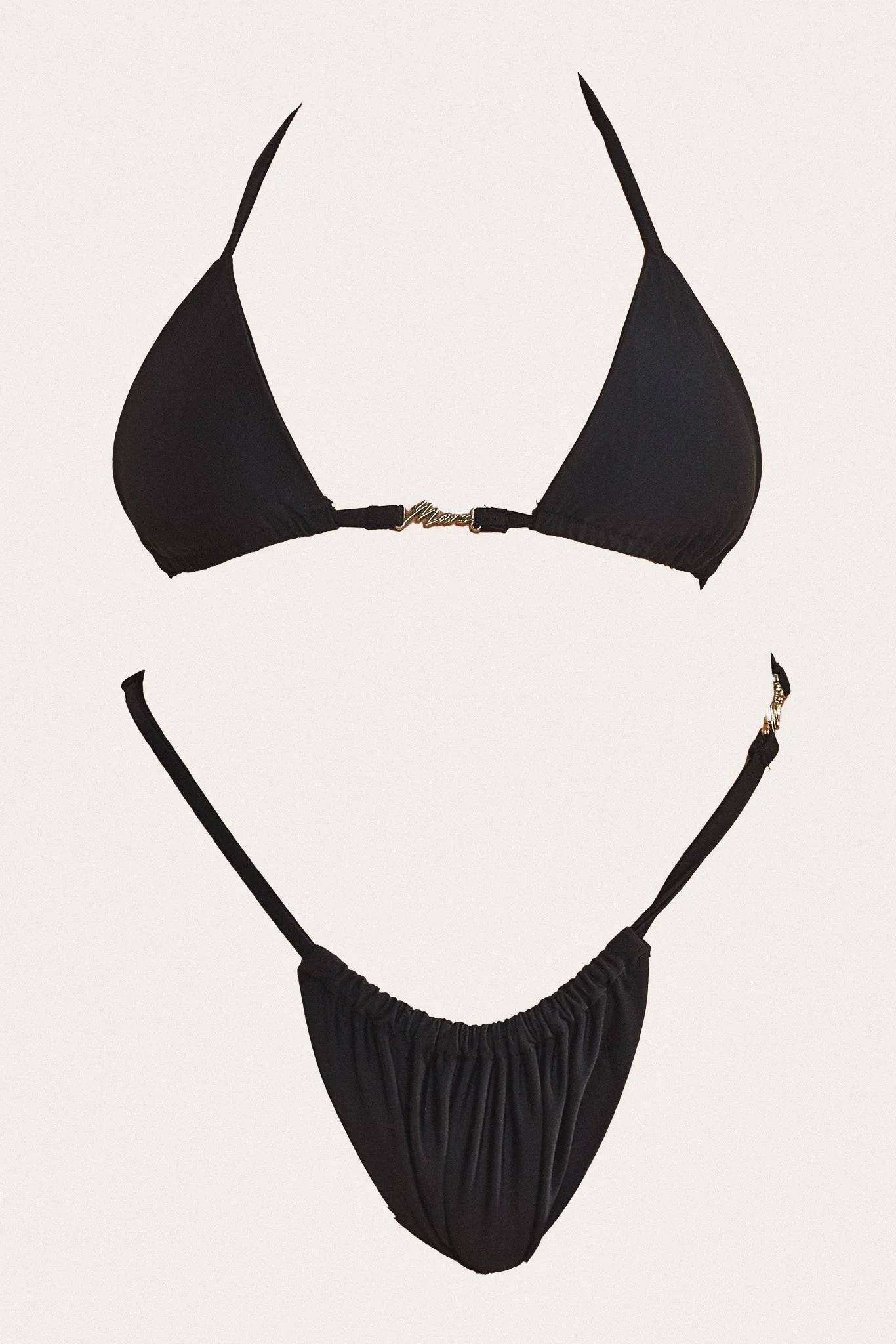 The Mars Detail String Bikini in Black - Image 8