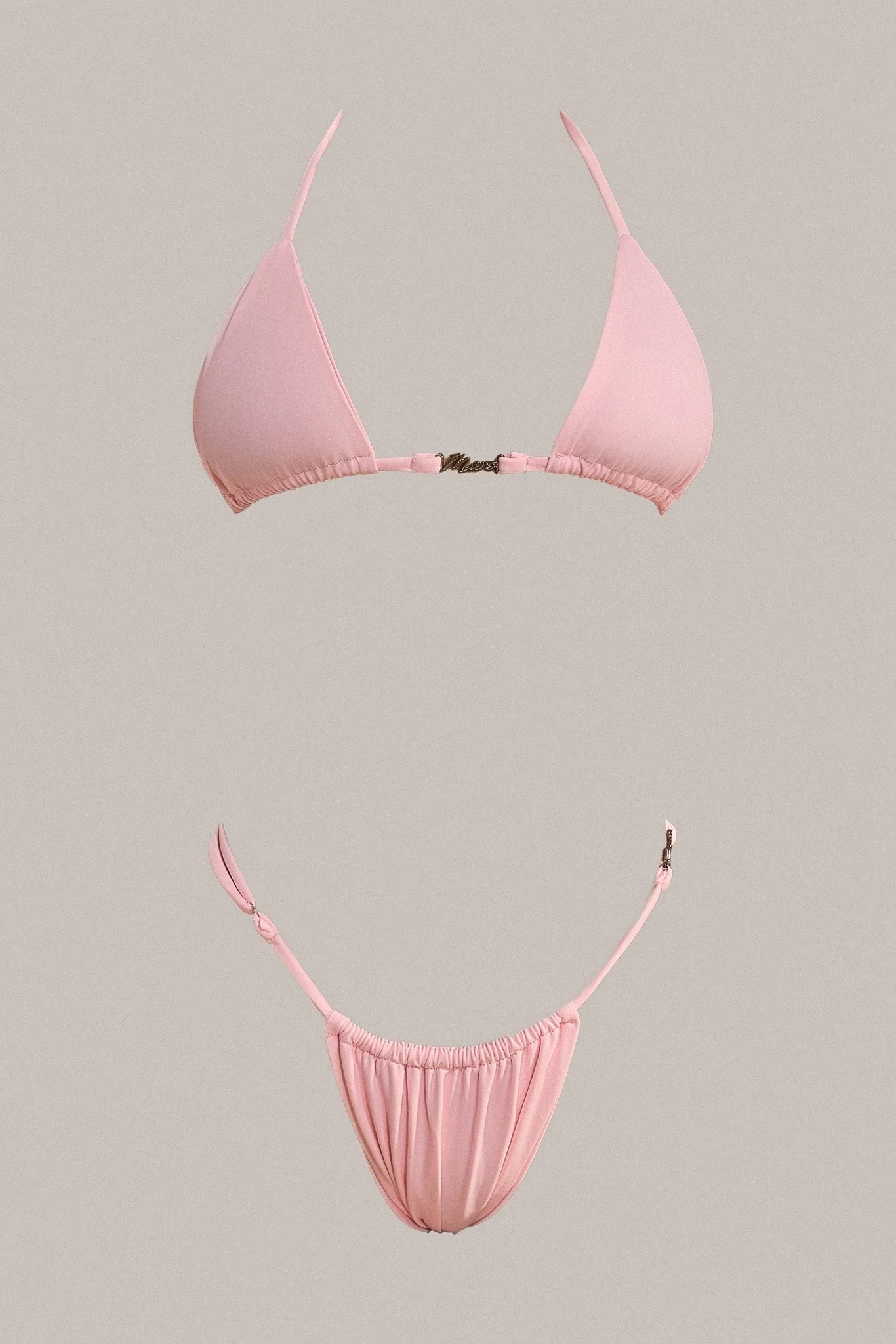 The Mars Detail String Bikini in Pink - Image 7
