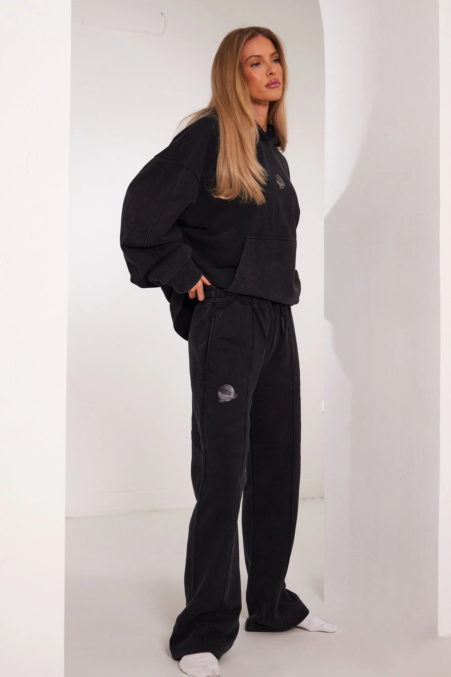 Planet Mars Joggers in Charcoal - Image 3