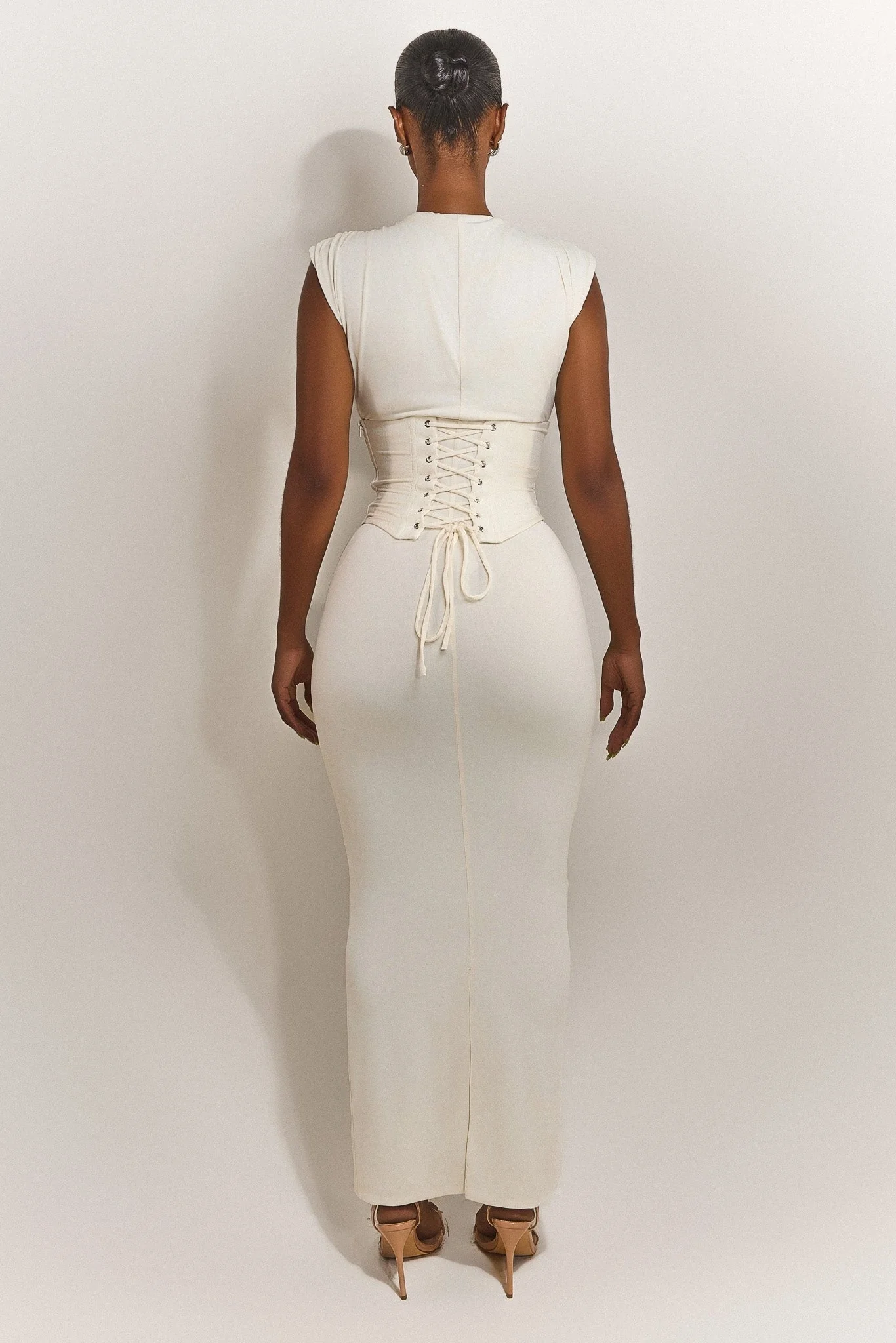 The Sandra Maxi in Cream - Image 5