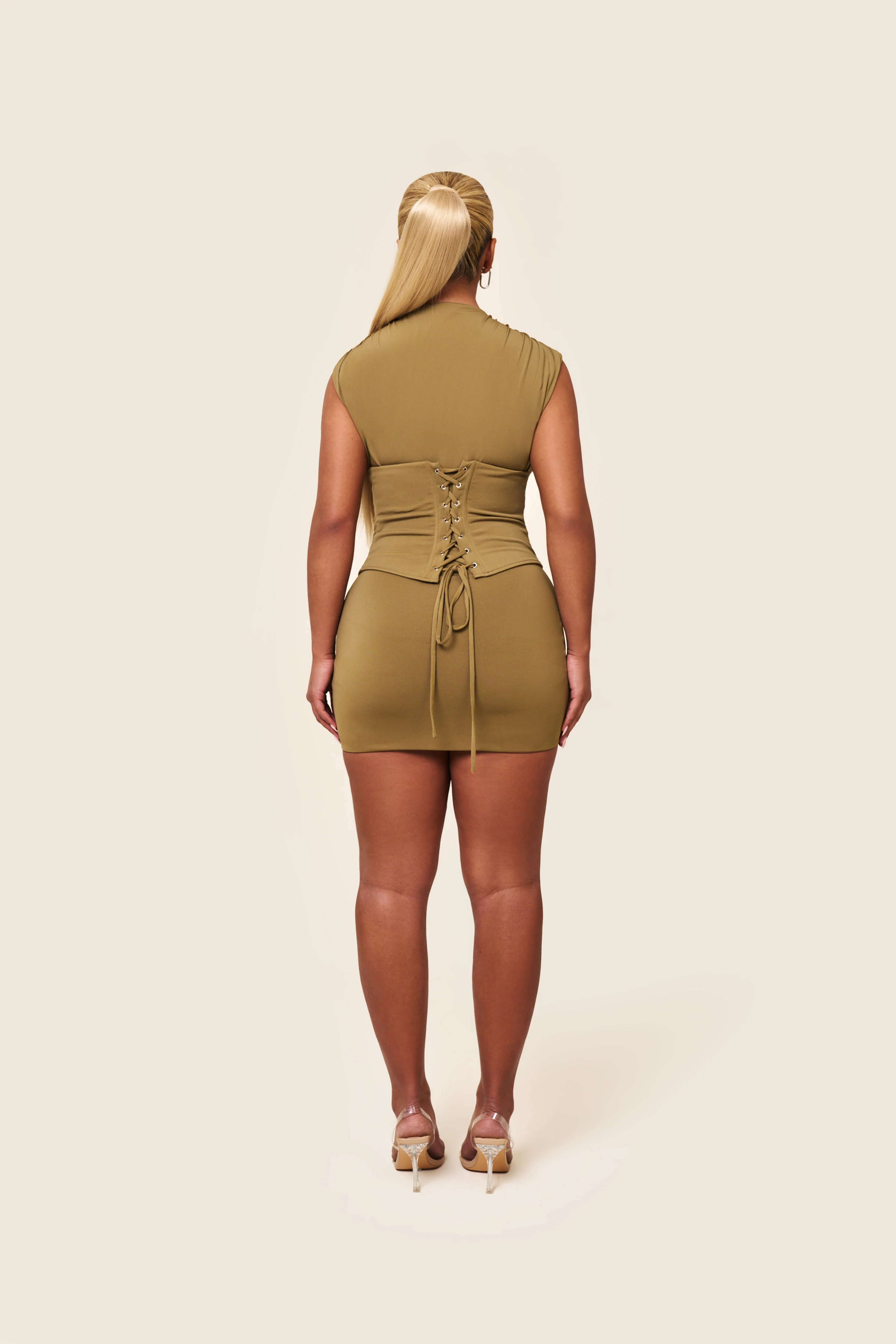 Sandra Mini in Olive - Image 4