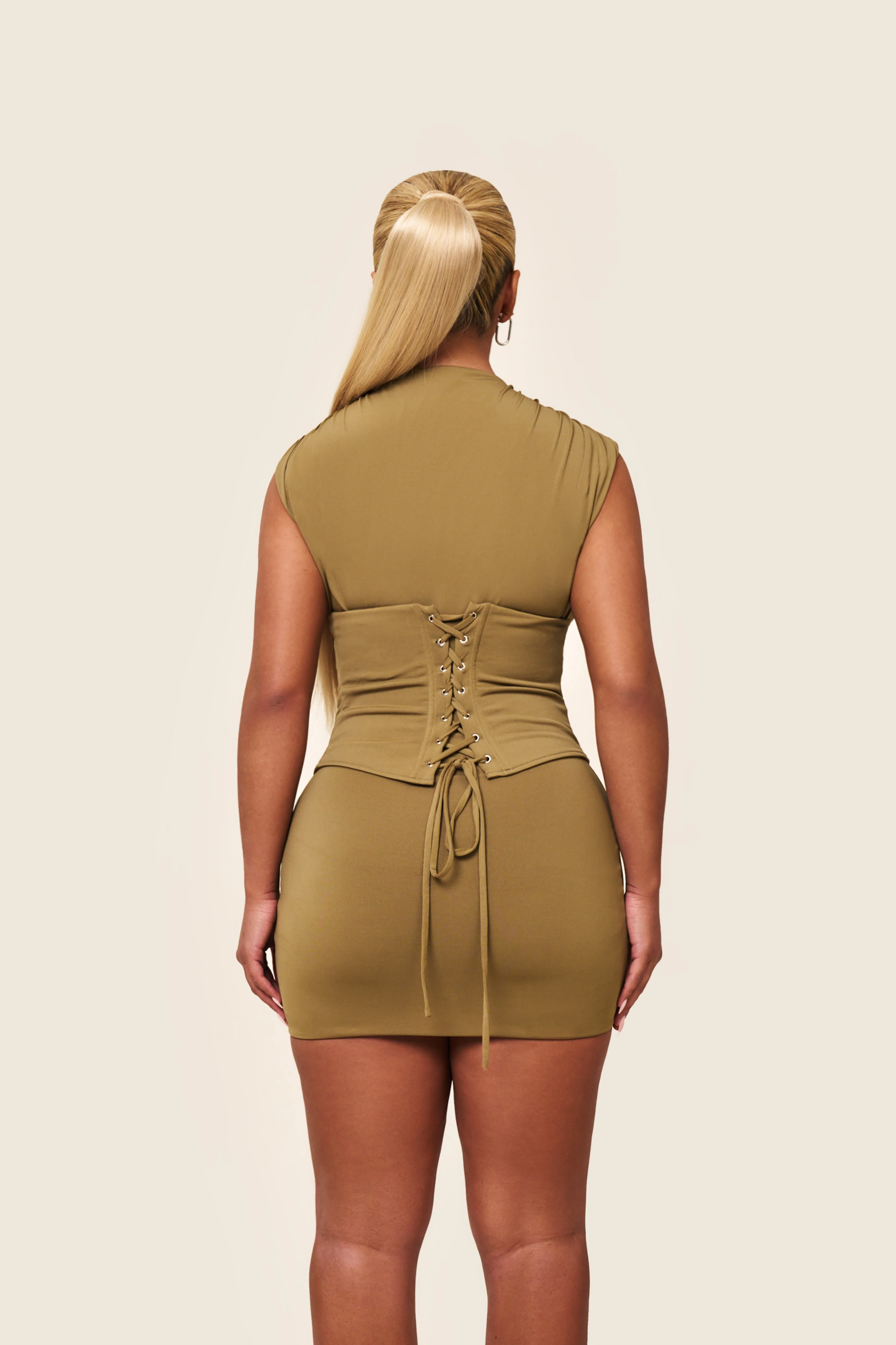 Sandra Mini in Olive - Image 5