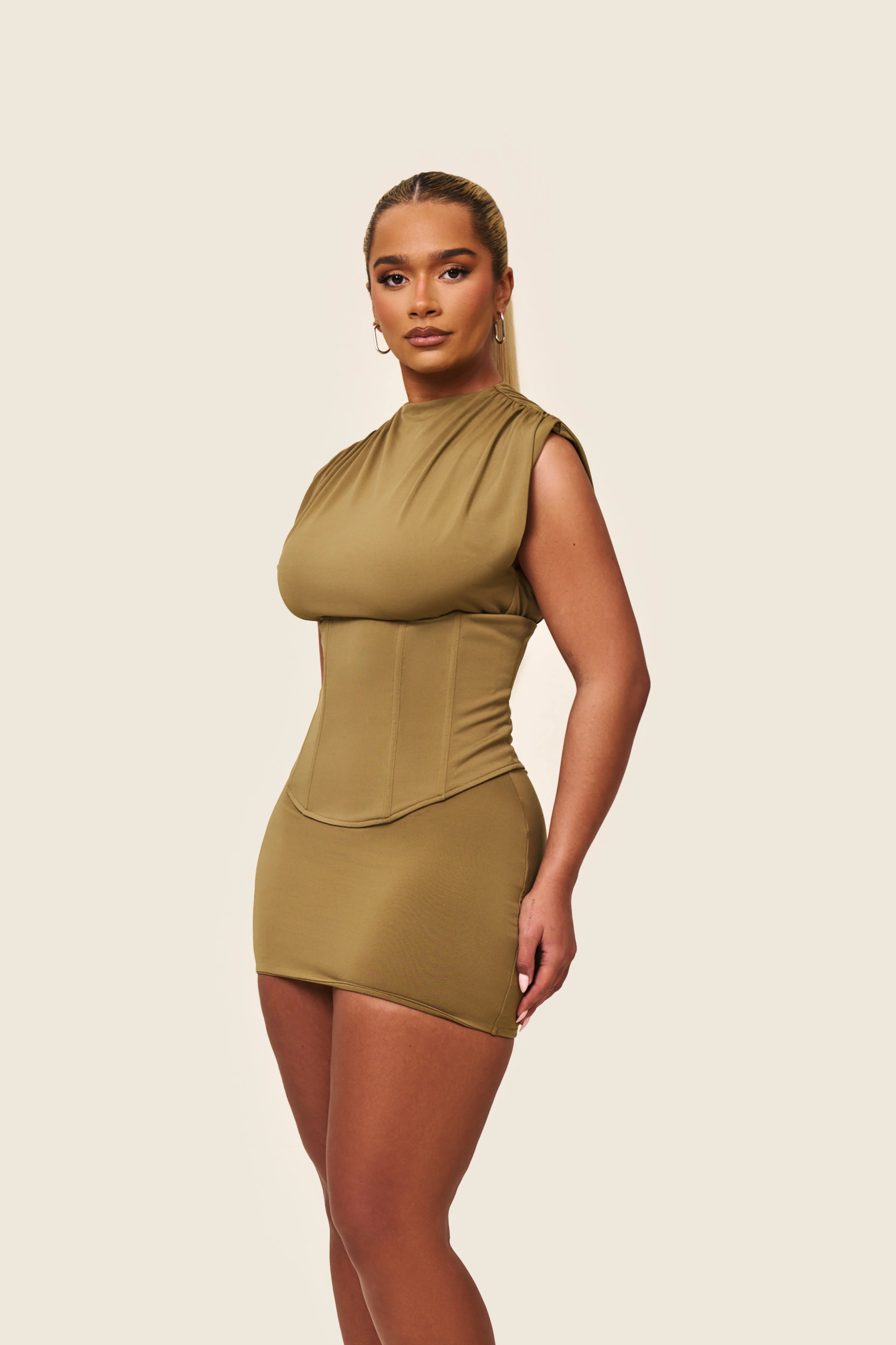 Sandra Mini in Olive - Image 7