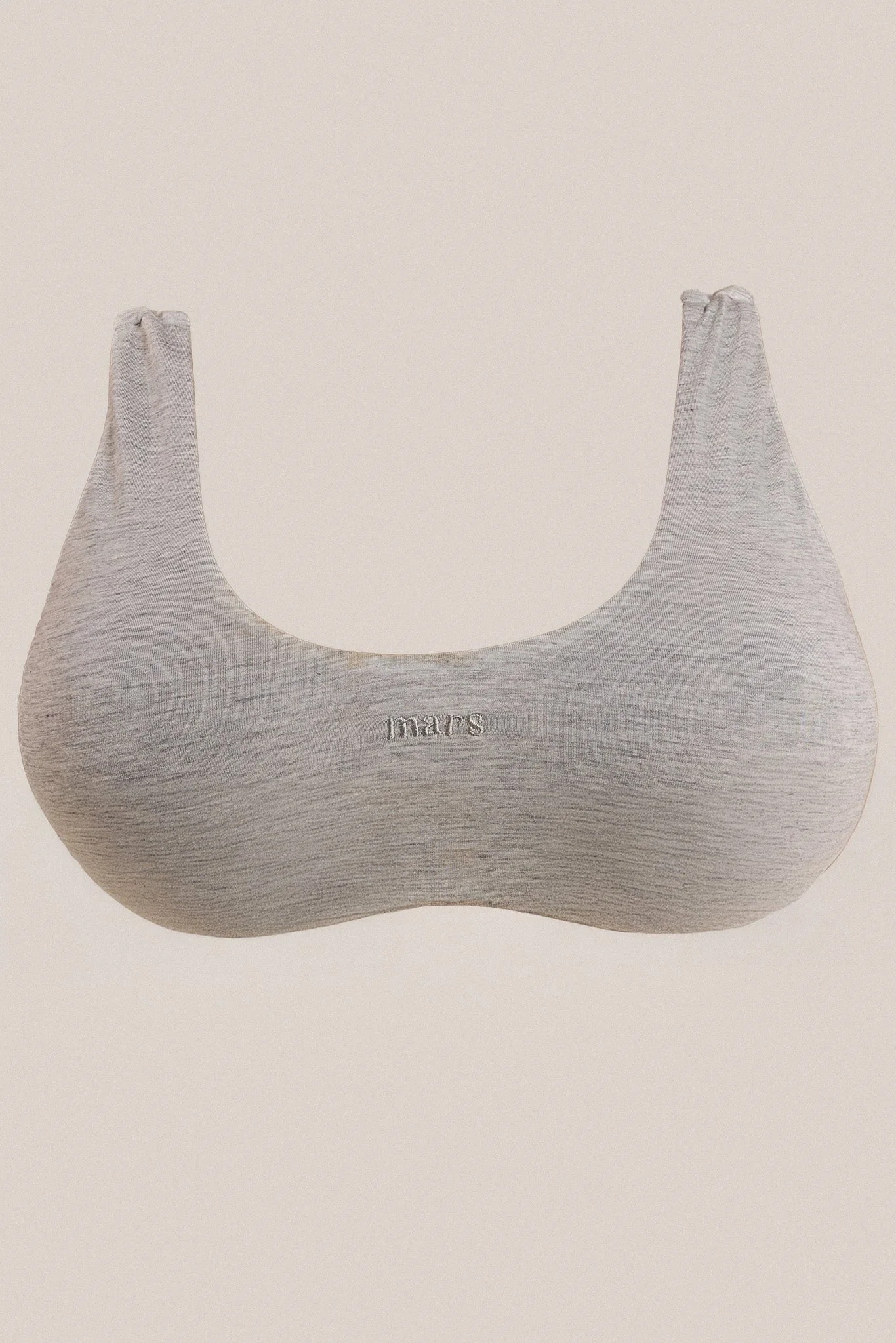The Scoop Bralet in Grey Marl - Image 7