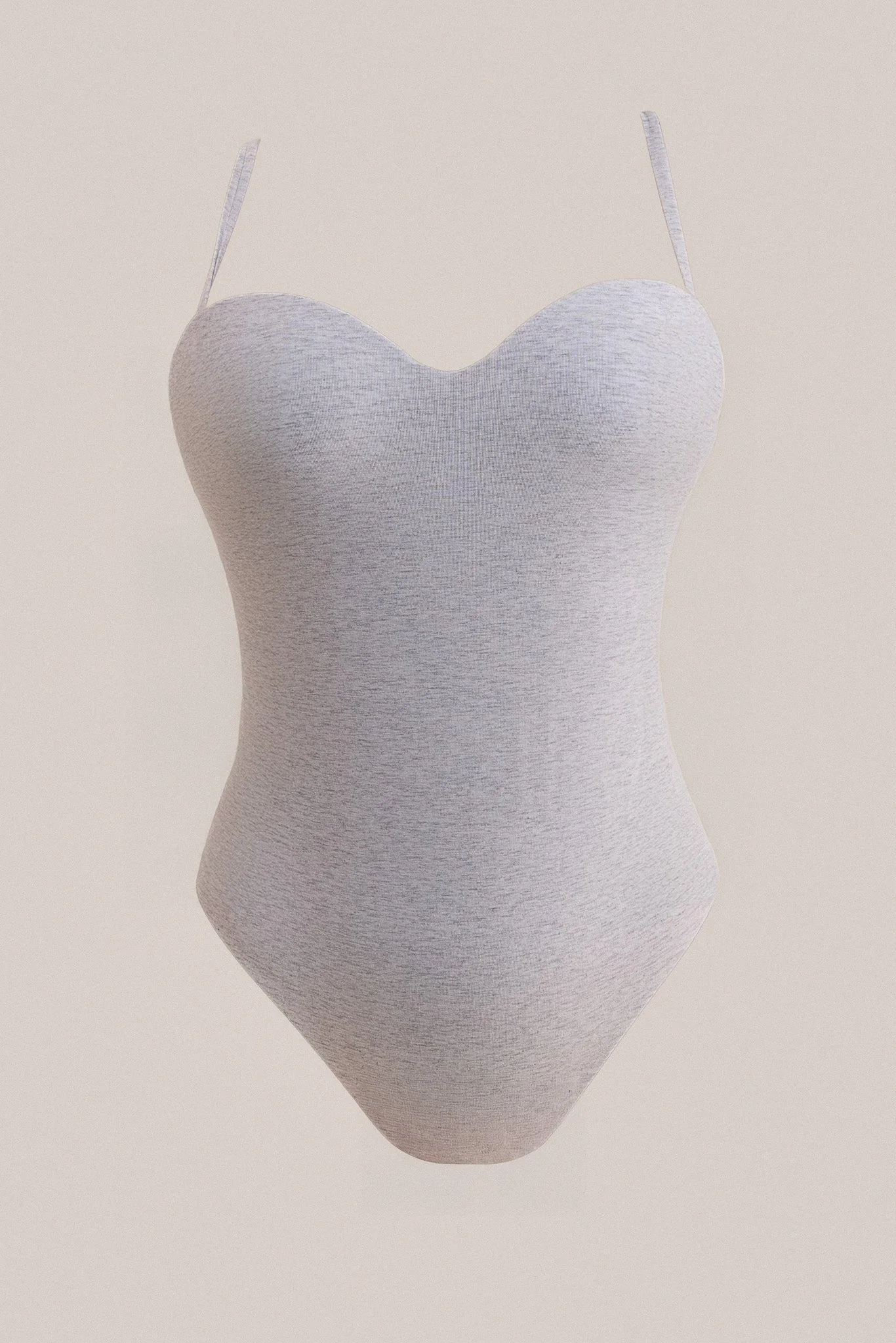 The Sculpt Bodysuit in Grey Marl - Image 9