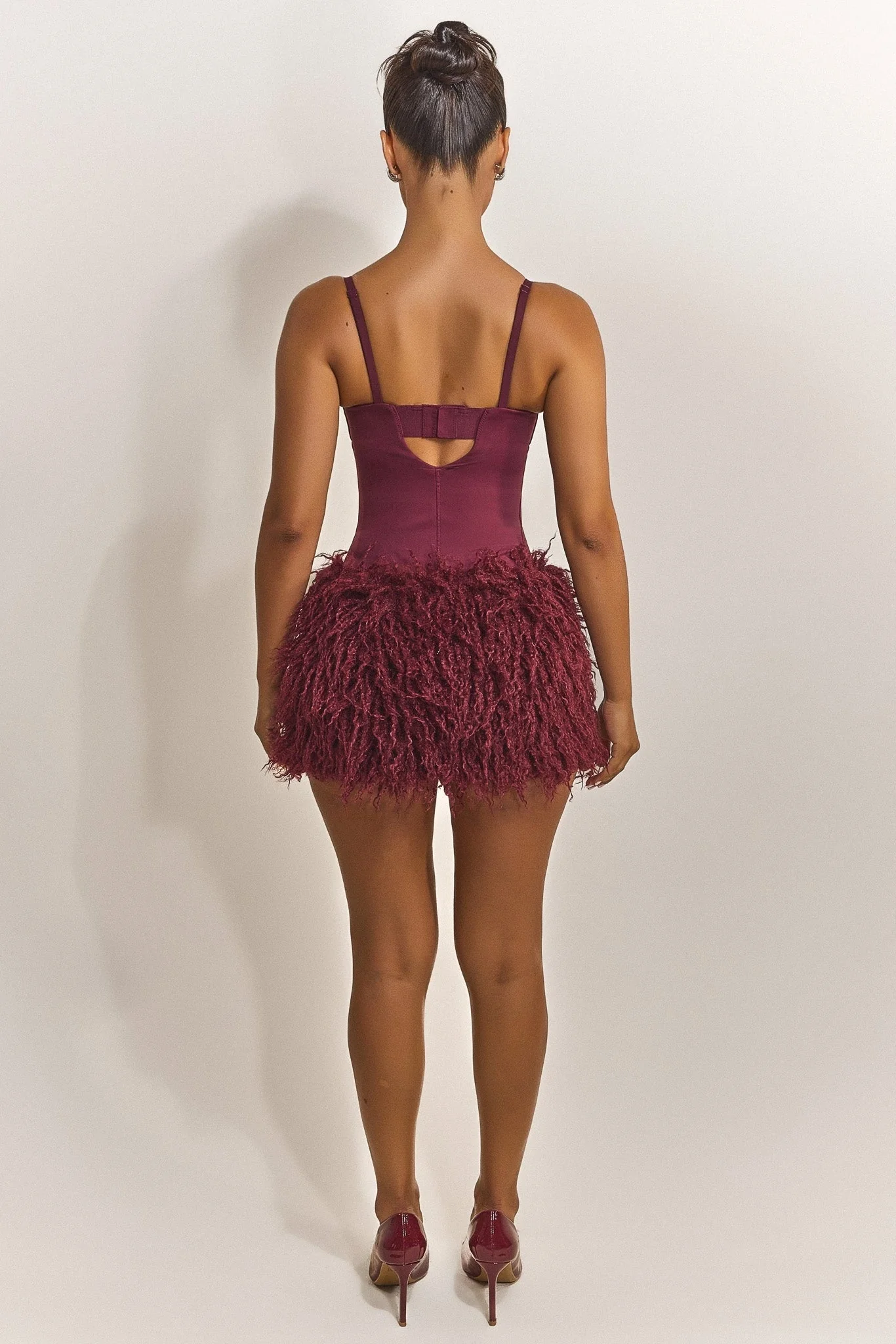 The Sculpt Bodysuit in Red - Image 3