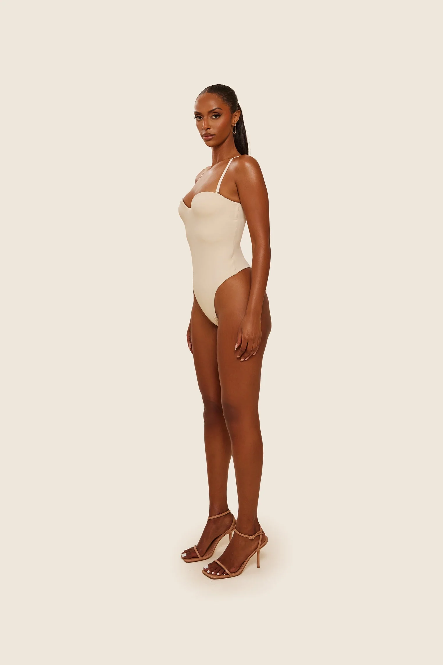 The Sculpt Bodysuit in Stone - Image 13