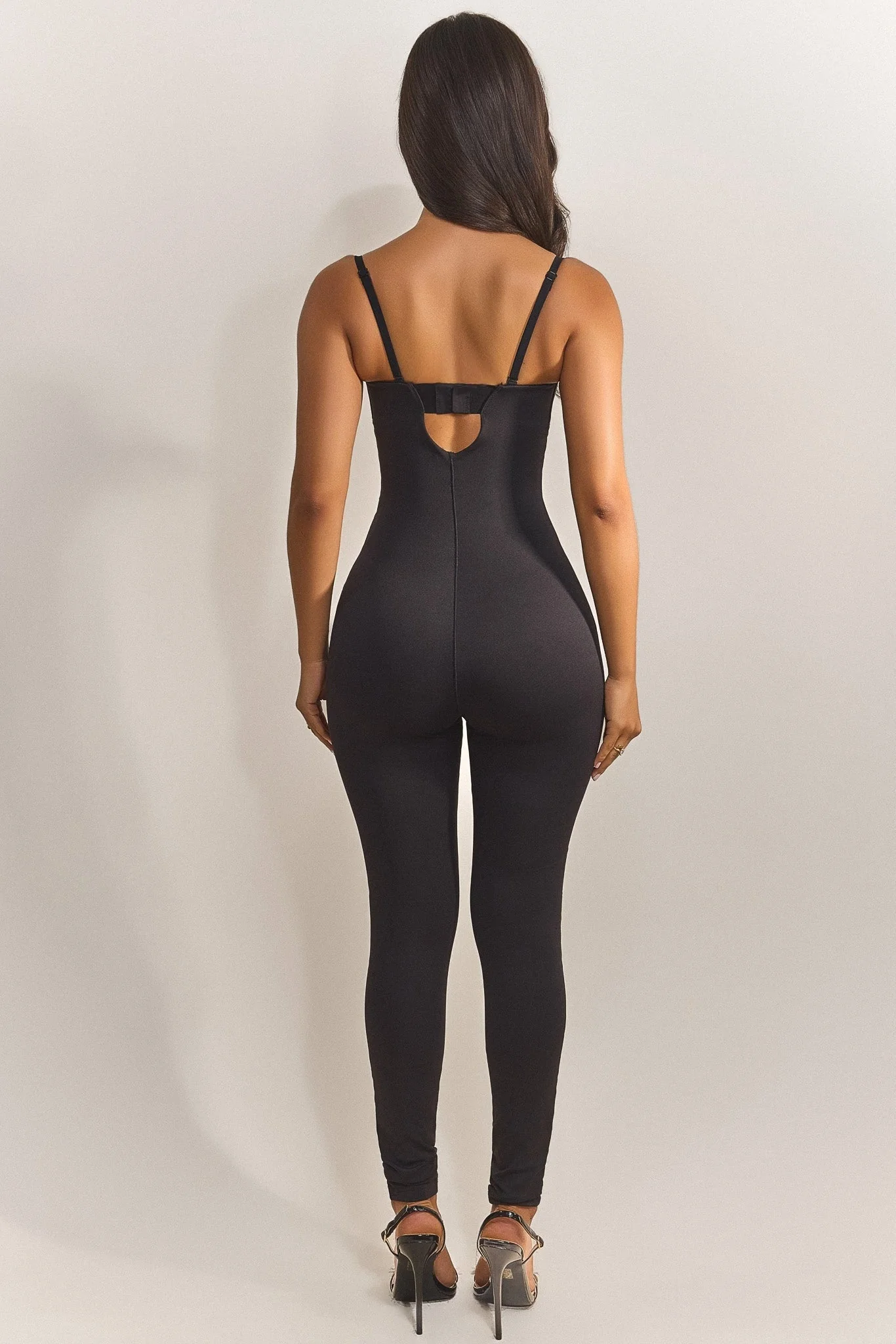 The Sculpt Jumpsuit in Black - Image 4