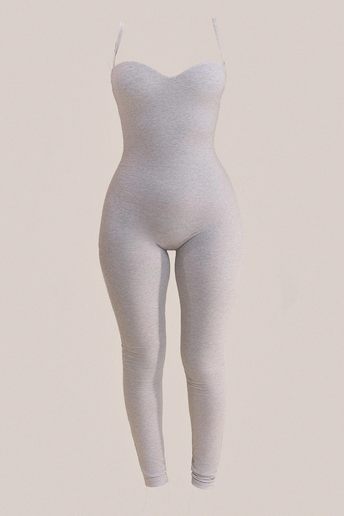 The Sculpt Jumpsuit in Grey Marl - Image 6