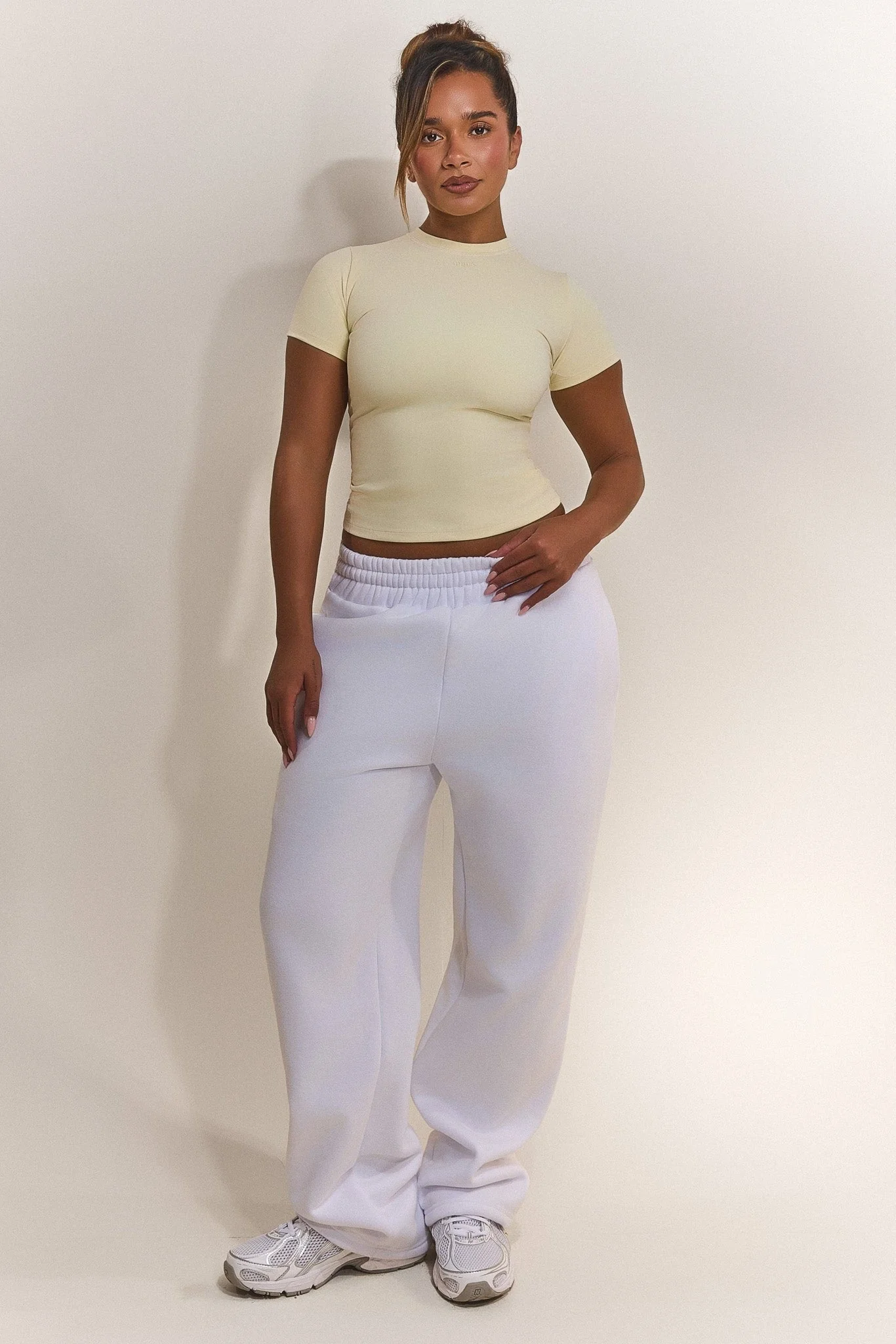 The Sculpt Short Sleeve Top in Yellow - Image 5
