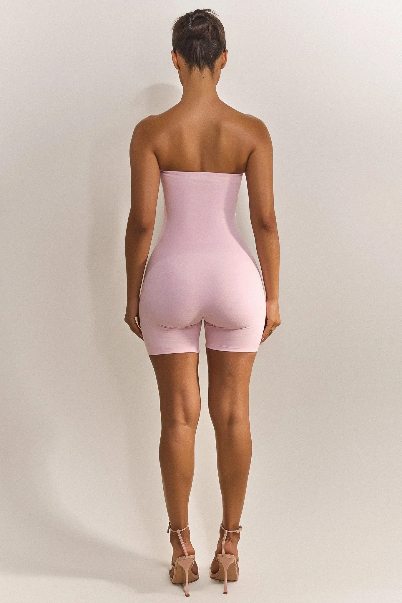 The Sculpt Short Unitard in Pink - Image 3