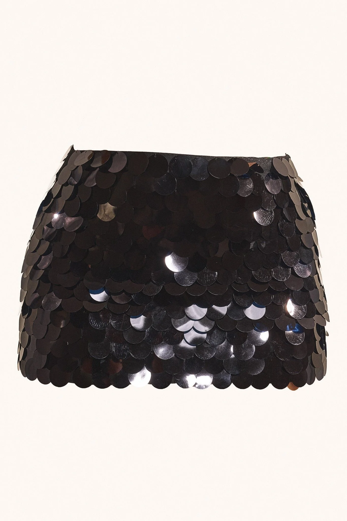 The Shimmi Mini Skirt in Black - Image 6