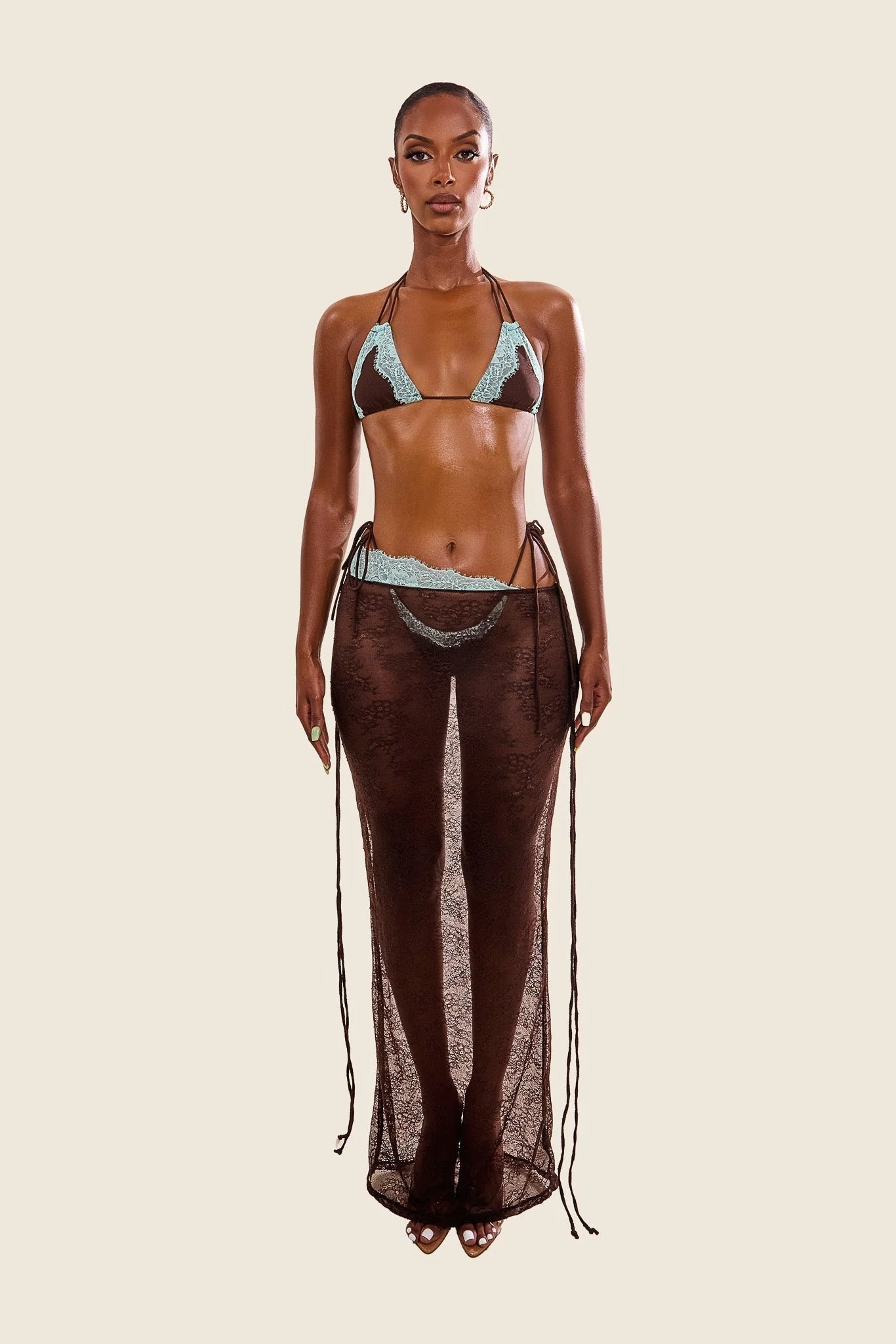 The Taliyah Bikini in Brown - Image 3