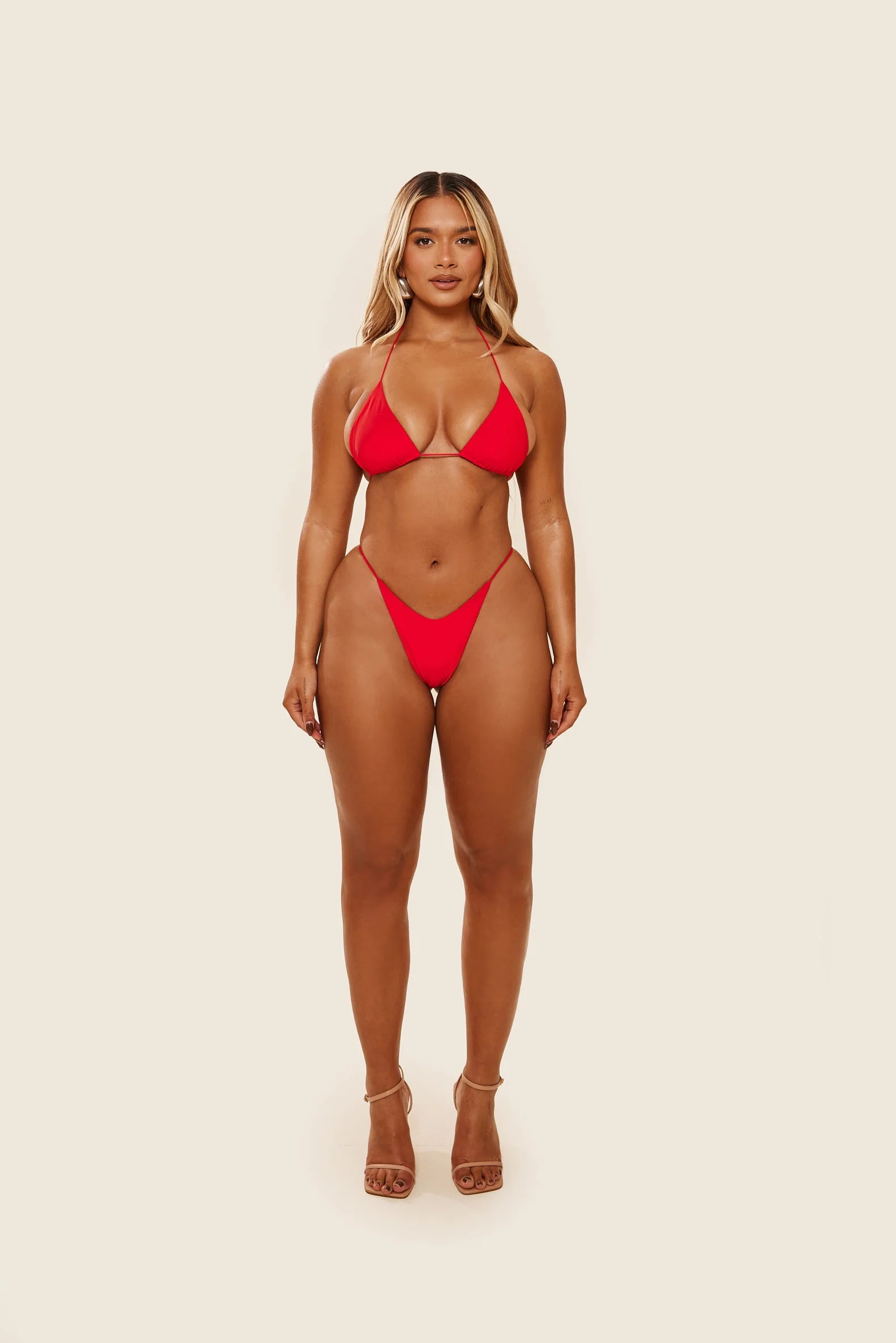 The Teeny Bikini in Red - Image 4