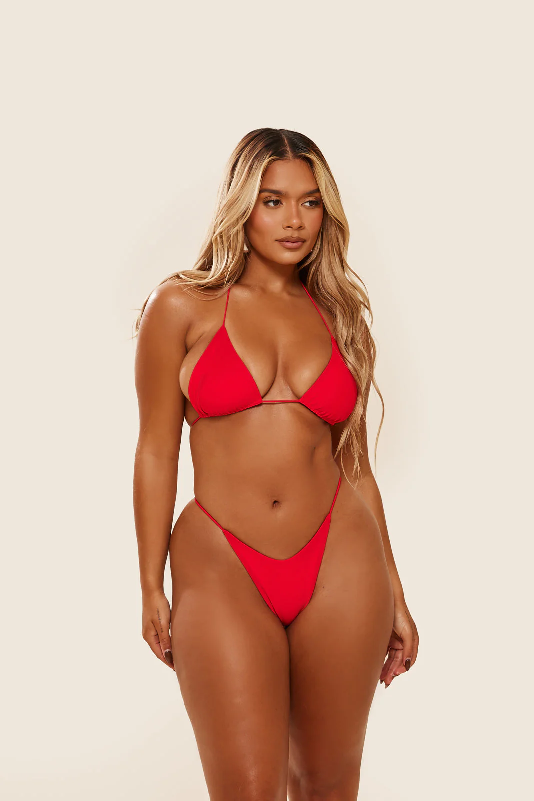 The Teeny Bikini in Red - Image 7