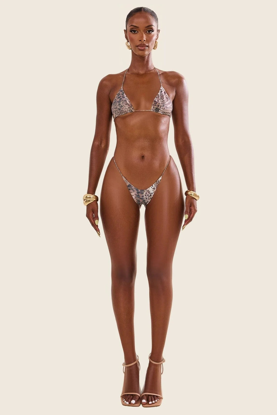The Teeny Bikini in Leopard Print