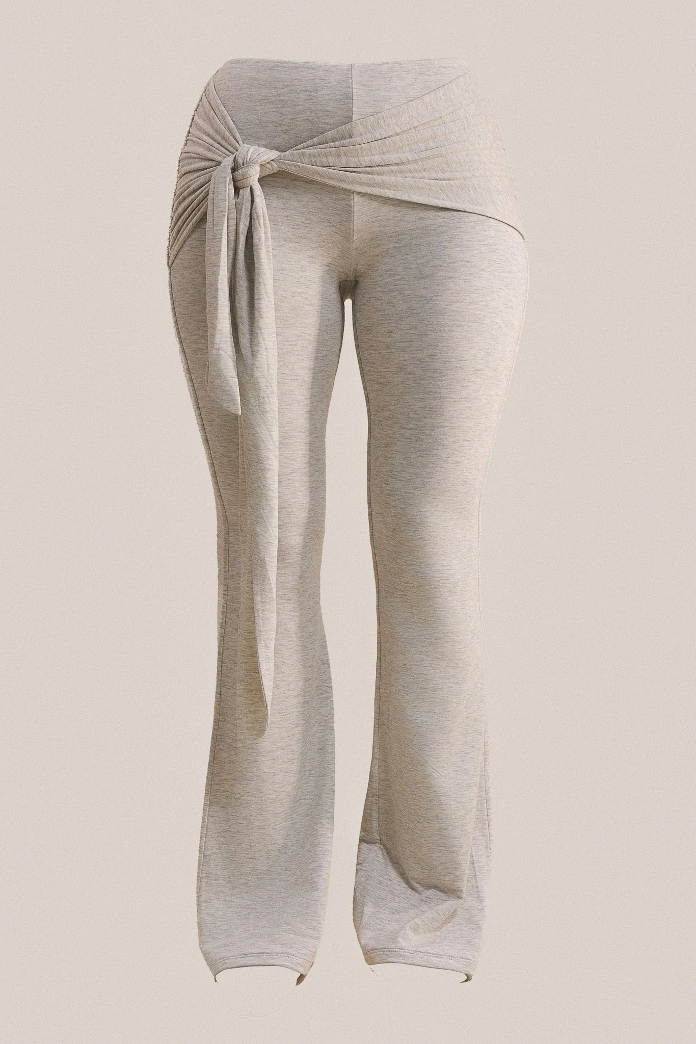 The Tie Trouser in Grey Marl - Image 9