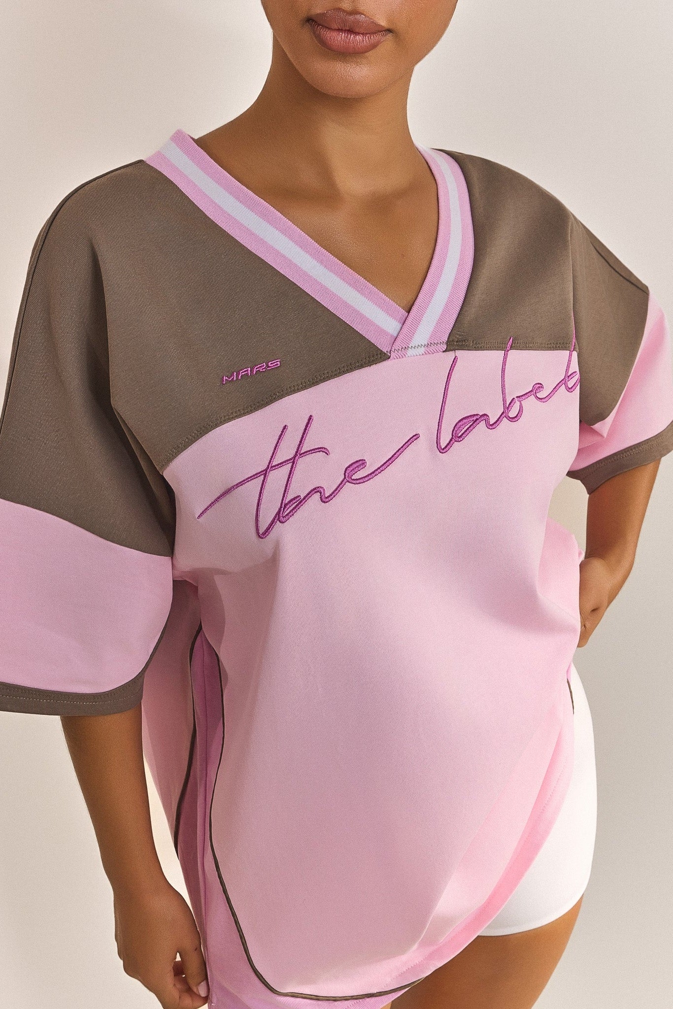 The Varsity Jersey in Pink - Image 4