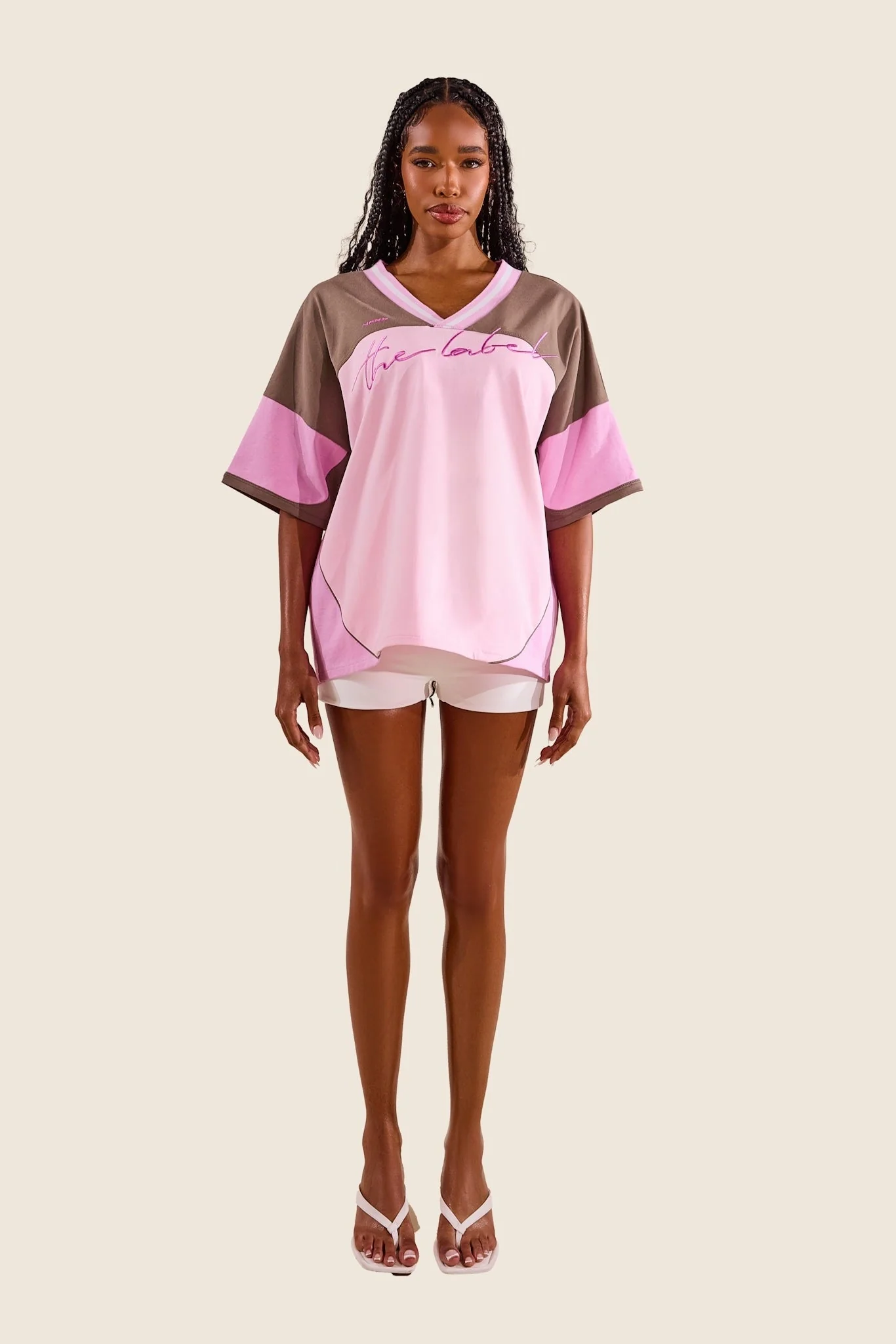 The Varsity Jersey in Pink - Image 7