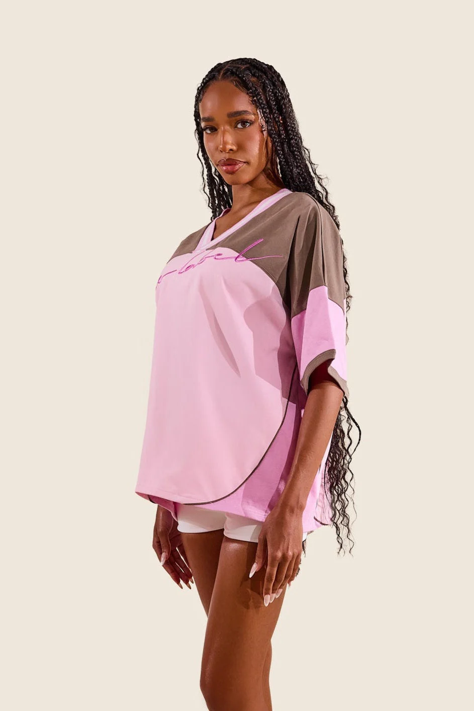 The Varsity Jersey in Pink - Image 9