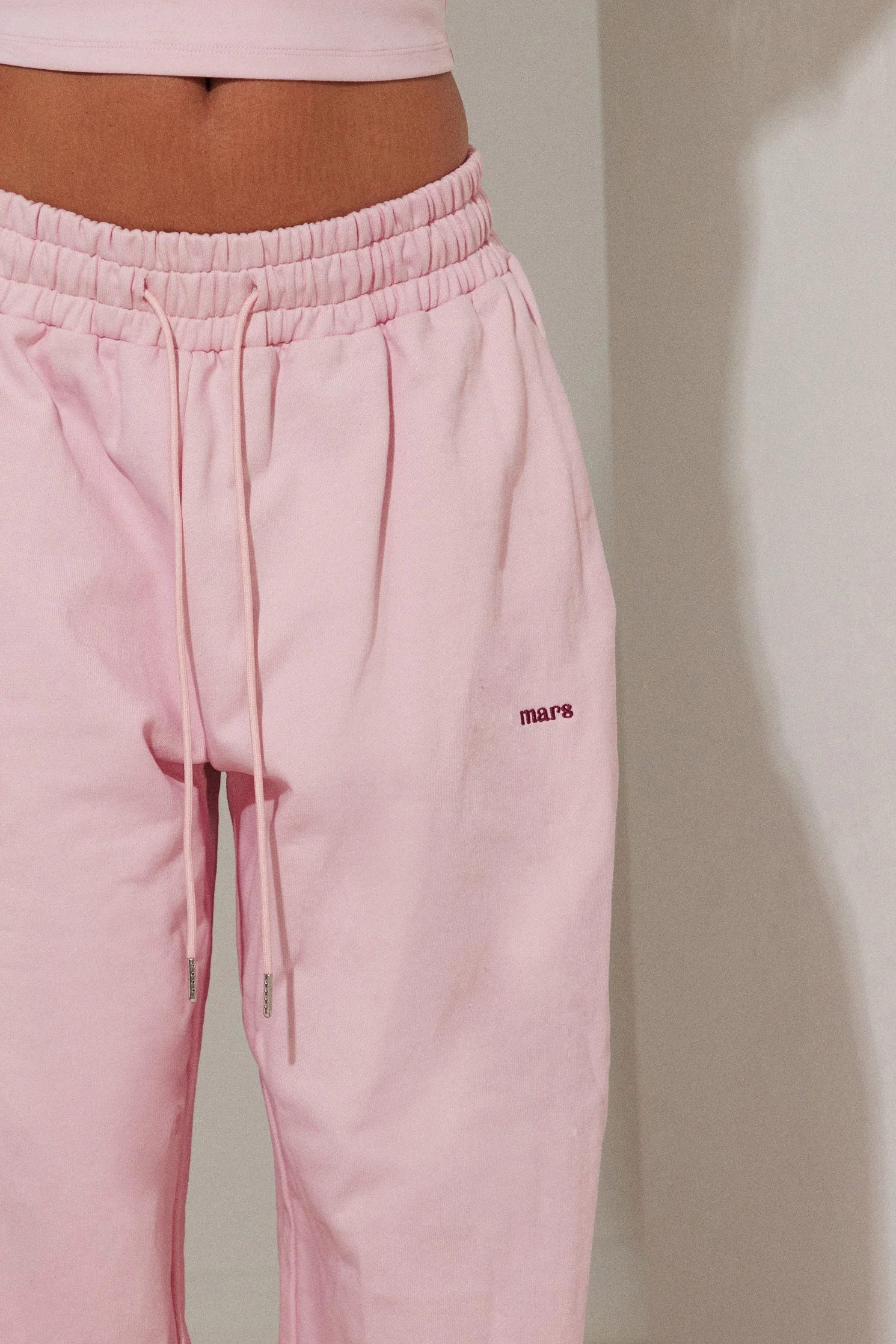 The Wide Leg Joggers - Pink - Image 8