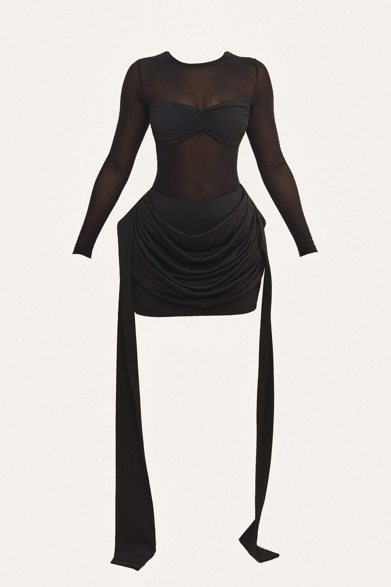 The Yara Bodysuit in Black - Image 3