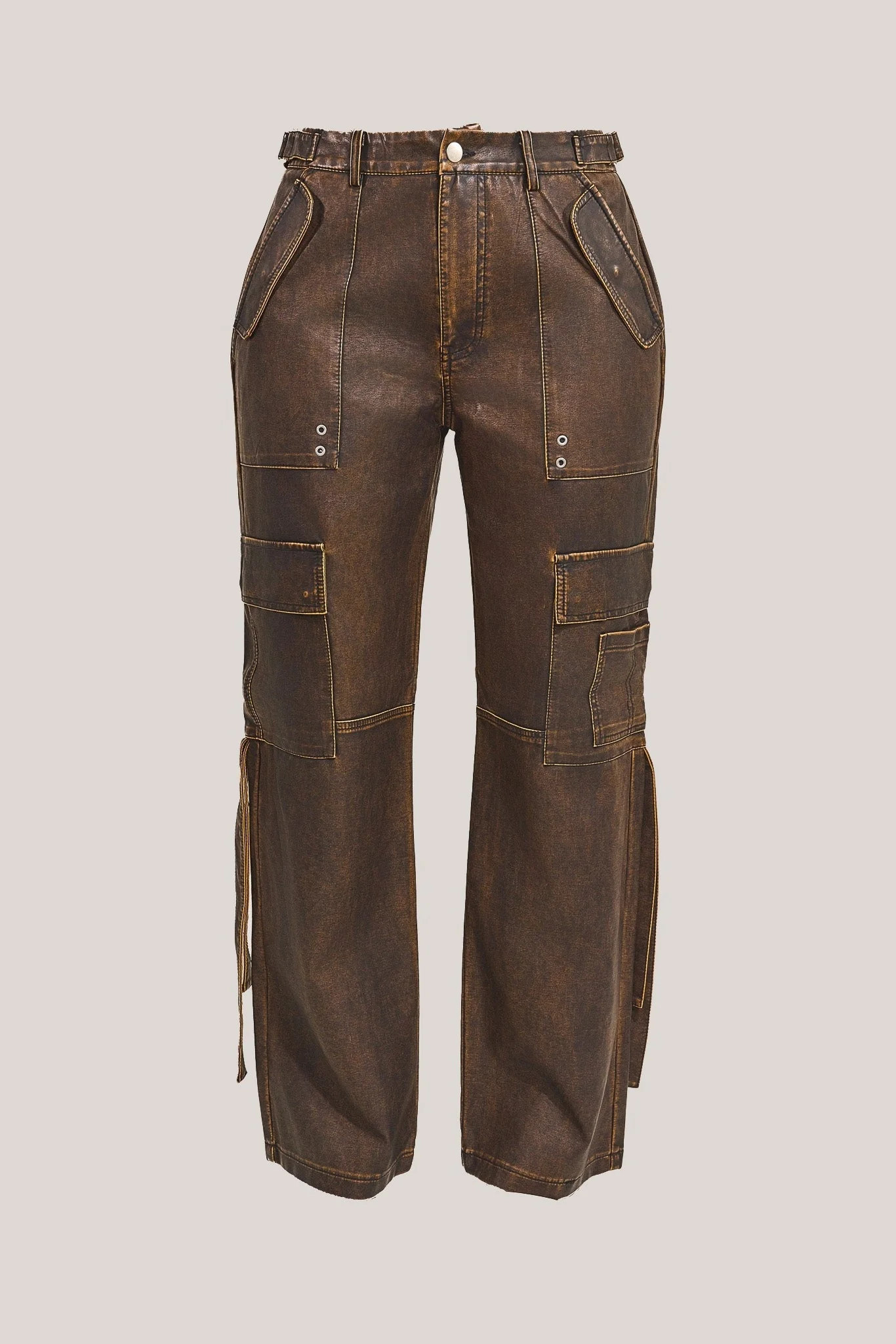 The Zeda Cargos in Brown Wash - Image 5