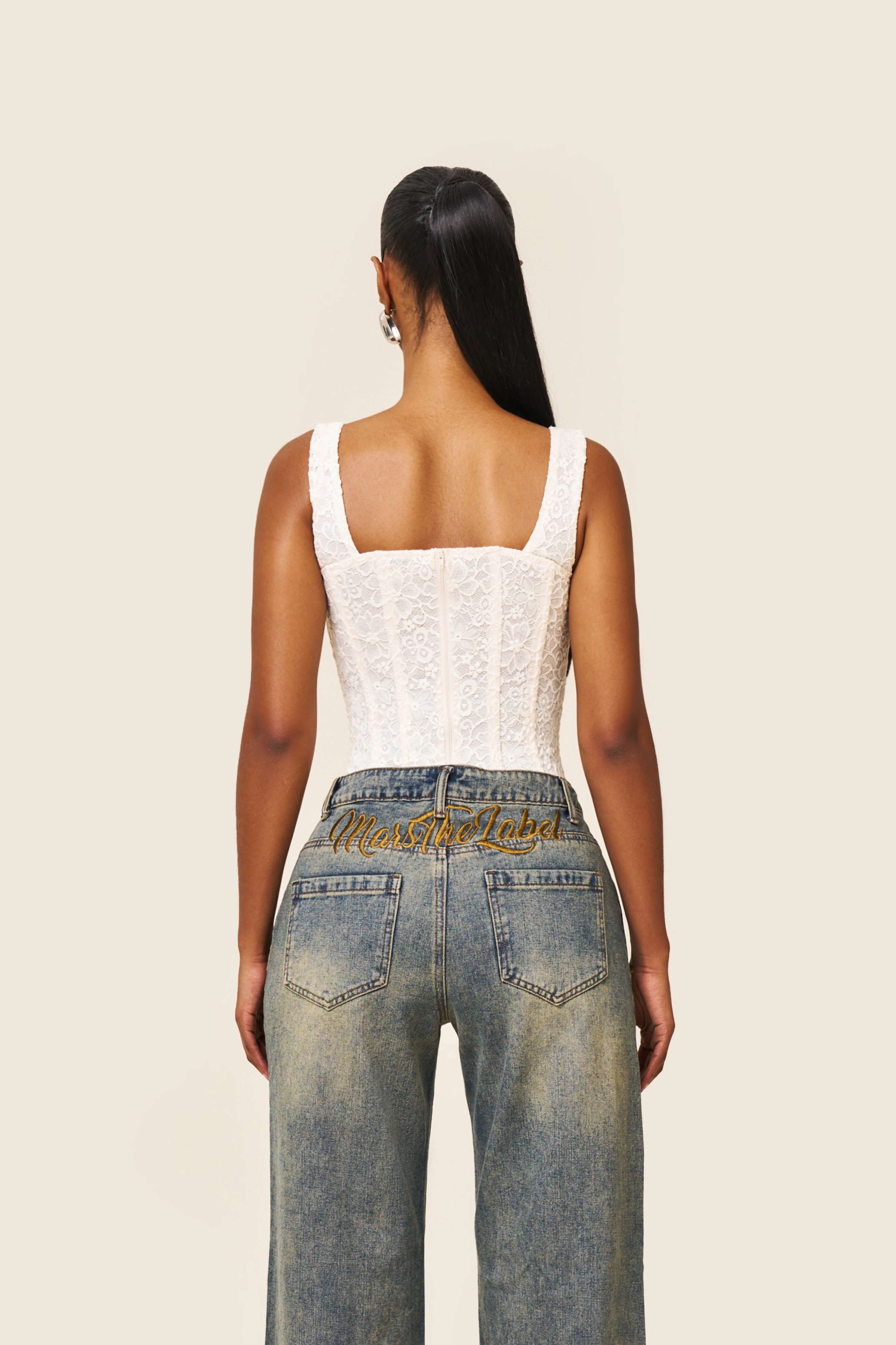 The Zoya Jeans in Dark Wash - Image 3
