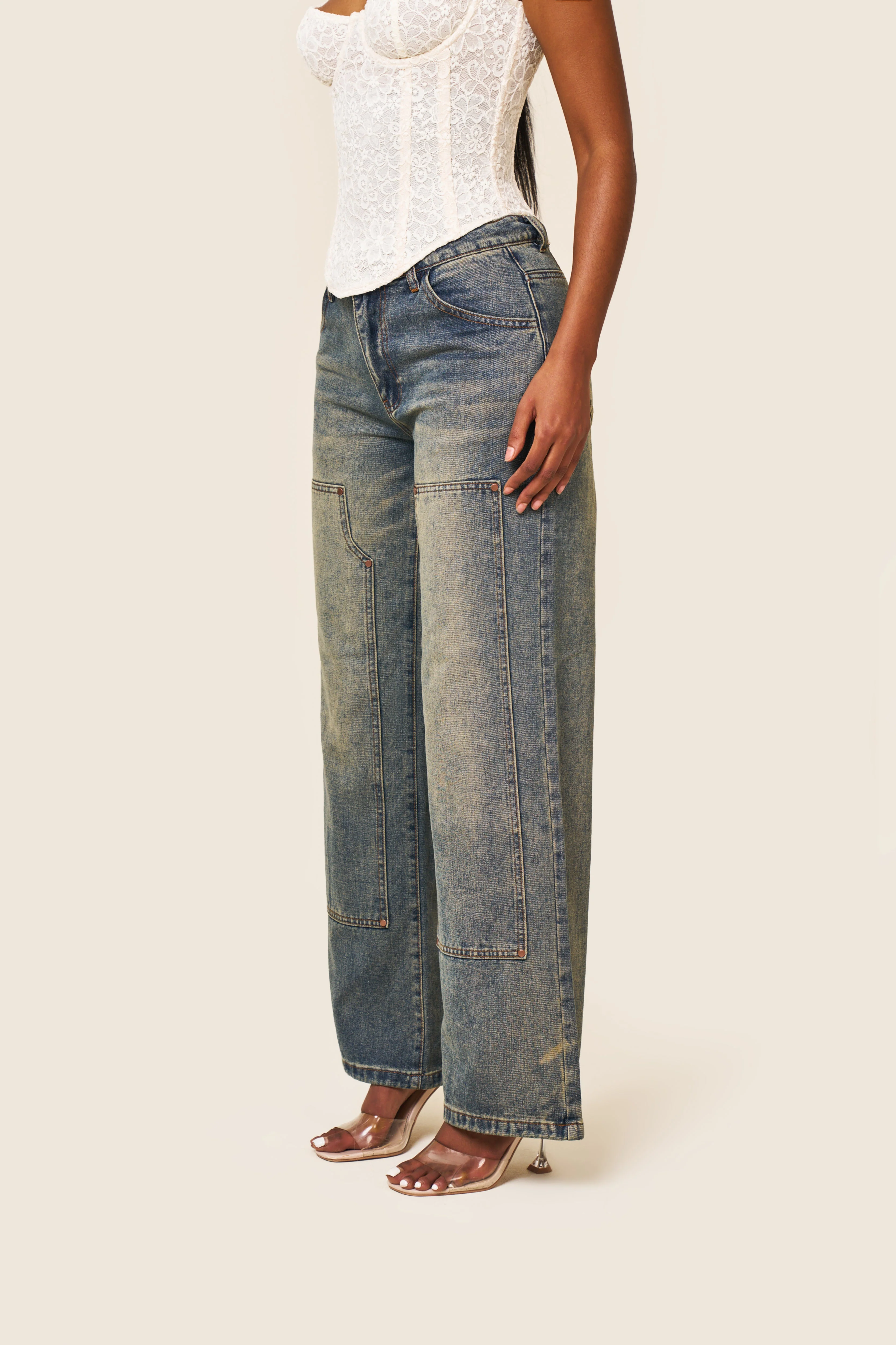 The Zoya Jeans in Dark Wash - Image 9